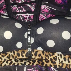 Vs PINK ultimate front zip sport bra